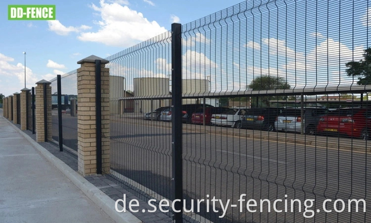 Schweißnetzes verzinkt 358 Hochsicherheit Anti -Aufstieg Anti -Schnittzaun für Flughafengrenzgasrefine -Behandlungsfabrik -Eisenbahn -Umspannwerke